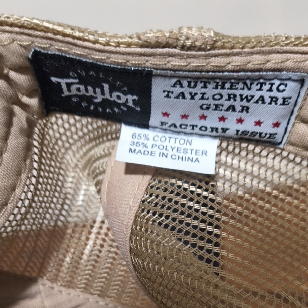 Taylor Authentic Tan Mesh Cap - Picture 2 of 4